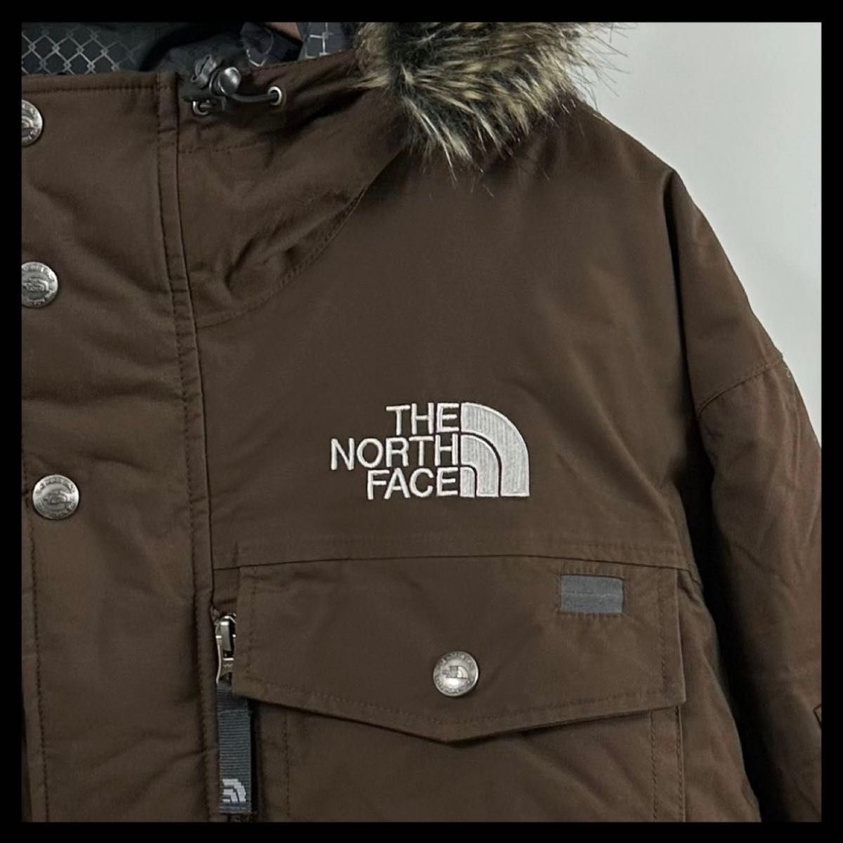 THE NORTH FACE ノースフェイス ゴッサムジャケット ダウンジャケット ブラウン 茶色 美品