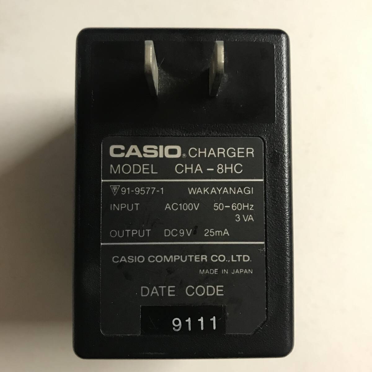CASIO charger CHA-8HC