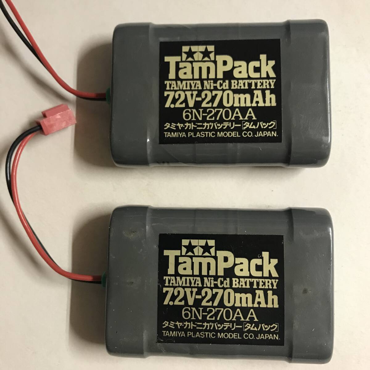 TamPacktam pack 7.2V 270mAh Tamiya kadonika battery 6N-270AA 2 piece 