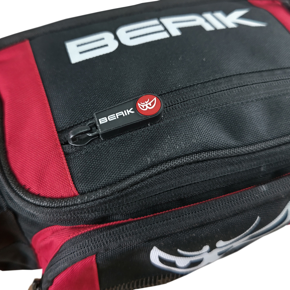 BERIK ベリック ウェストバッグ B-218103-BK RED FREEサイズ 【バイク用品】 カバン_画像7