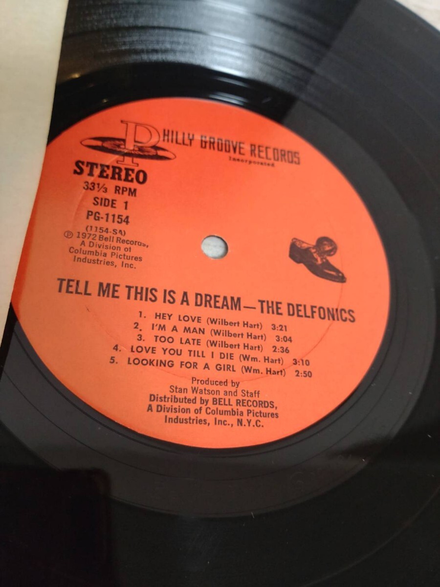 US盤LPレコード◆米 DELFONICS/TELL ME THIS IS A DREAM/PHILLY GROOVE 型番（PG1154）の画像3