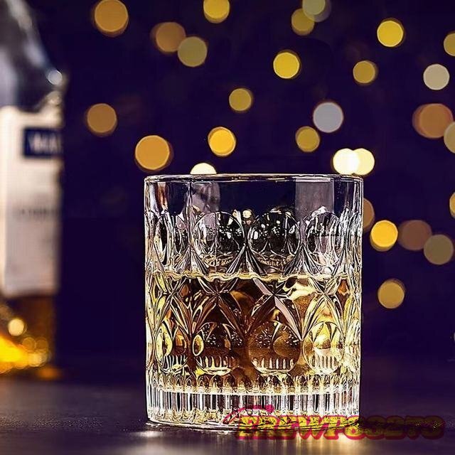 ウイスキーグラス ロックグラス グラス ウイスキー　オシャレ ガラスグラス クリスタルグラス 280ml 　2個セット_画像3