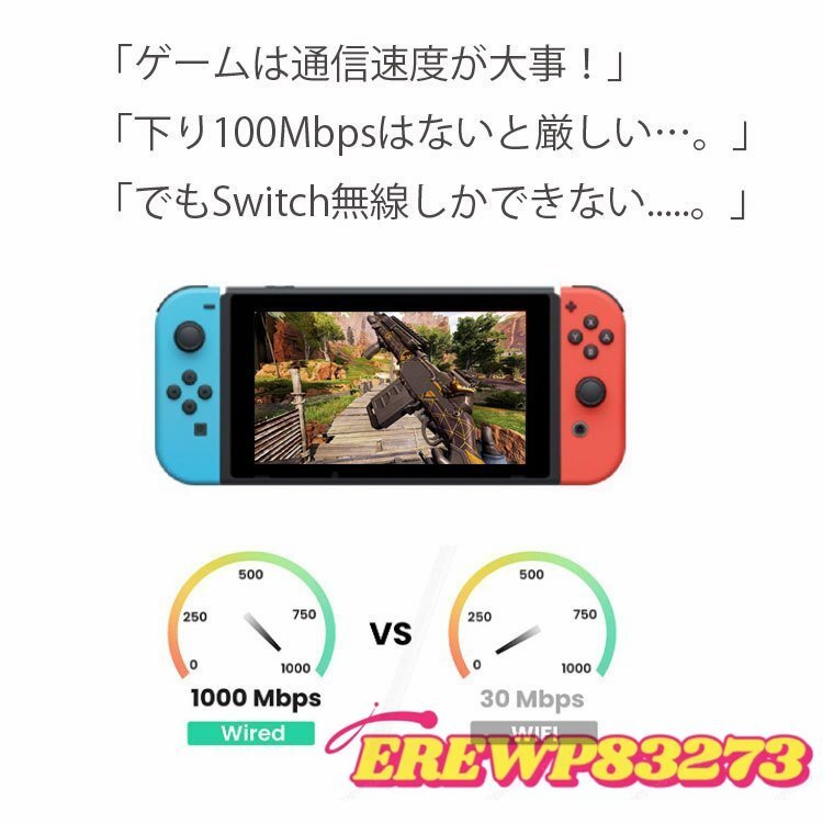 有線LAN変換 Type-C TO RJ45 Type-C イーサネットアダプタ USB-C 高速1000Mbps MacBook Windows スマホに対応_画像5