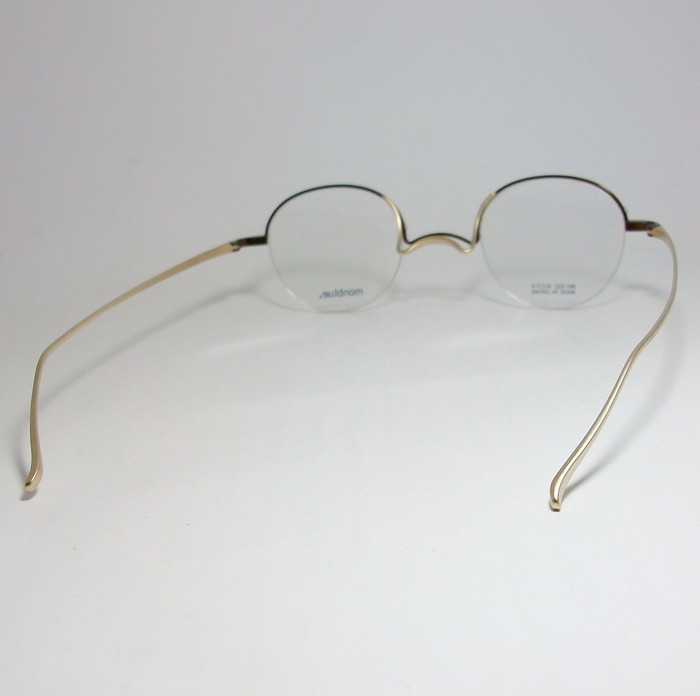 monblue　モンブルー　made in japan 日本製 眼鏡 メガネ フレーム MO032-3-43 度付可 ブラウン　ゴールド_画像4