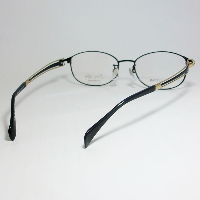 Line Art ラインアート 眼鏡 メガネ フレーム レディース 最高のかけ心地 形状記憶 XL1600-BK-51 度付可 ブラックの画像4