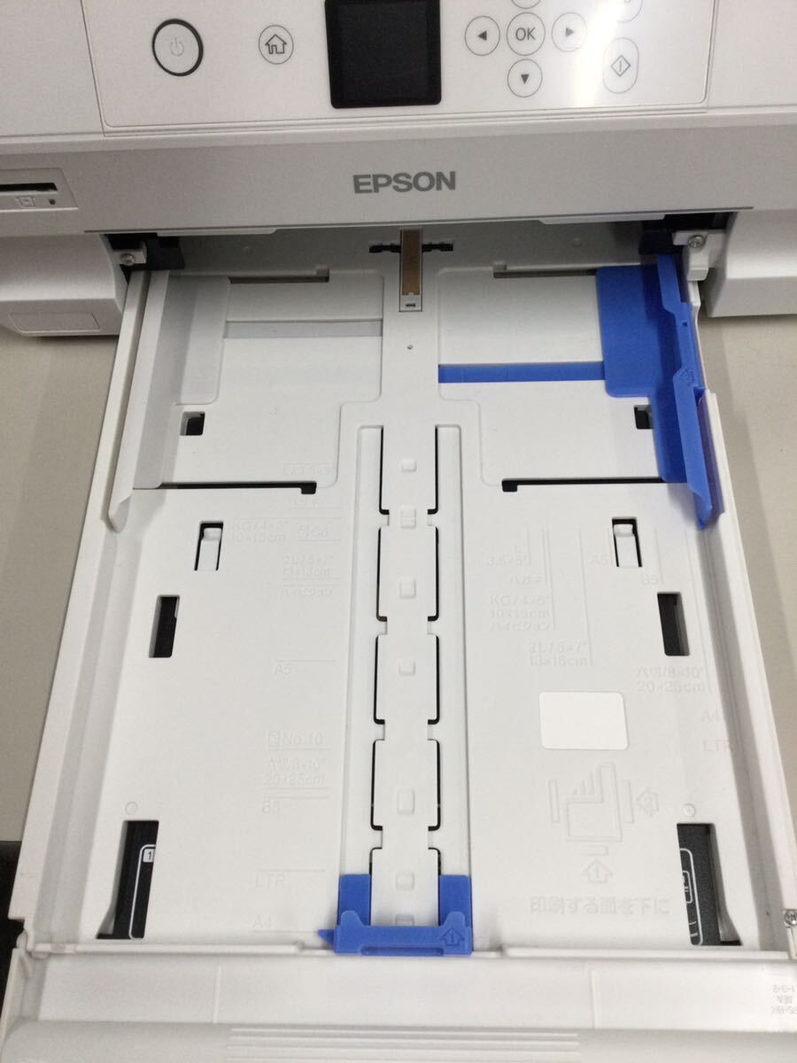 ◎　エプソン　EPSON　カラリオプリンターインクジェット複合機　EP-712A　2019年発売　ホワイト　白　32-67_画像6