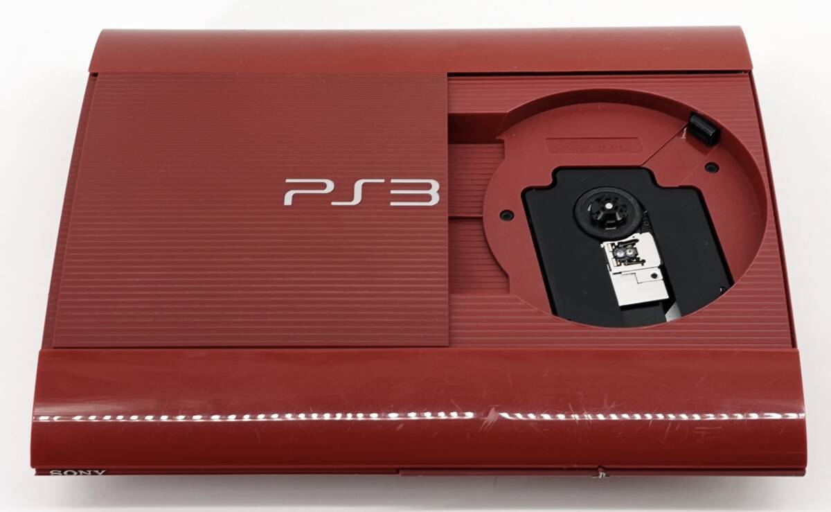 1円スタート 中古ゲーム機 Playstation3 250GB CECH4000BGA ガーネット・レッド プレステ PS3 プレイステーション_画像3