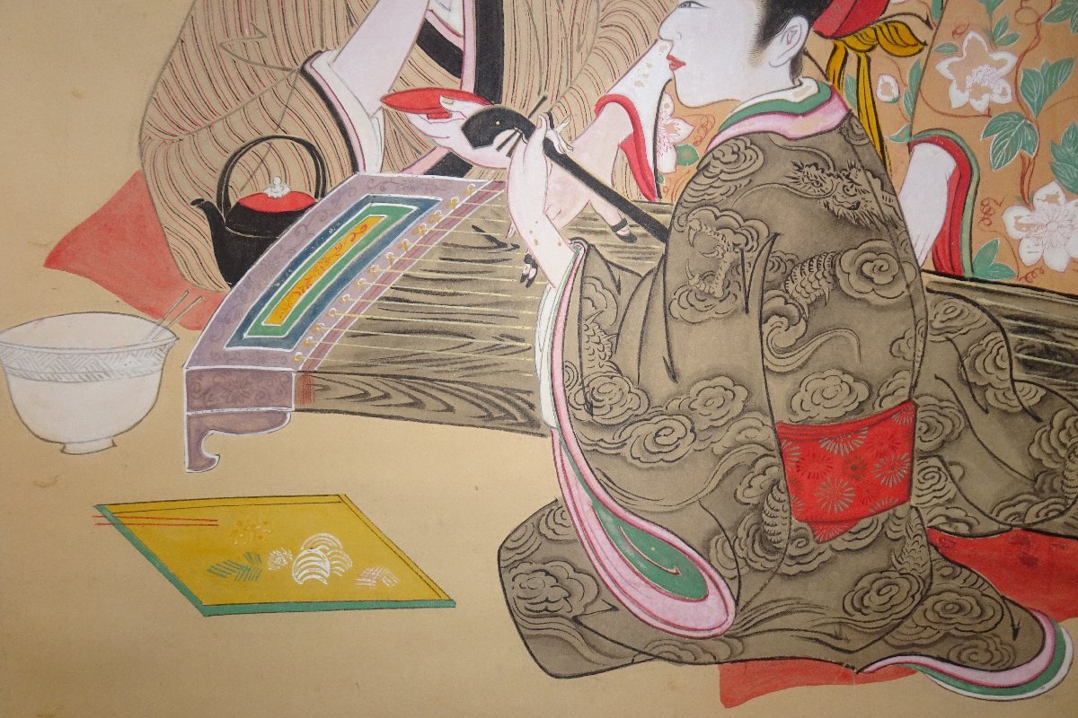 rarebookkyoto YU-342 作者不詳・   琉球美人画・紙本設色   1800年頃作 京都古物の画像4