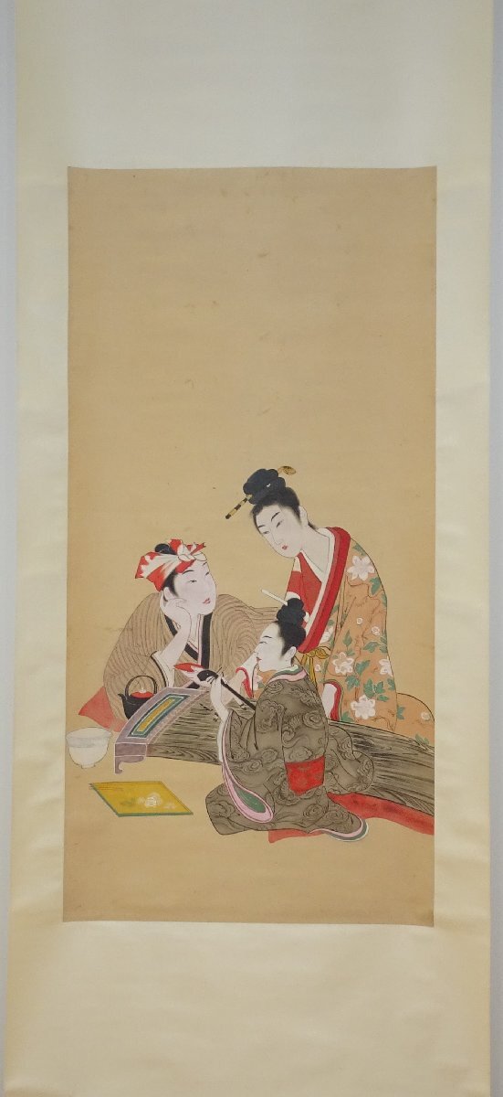 rarebookkyoto YU-342 作者不詳・   琉球美人画・紙本設色   1800年頃作 京都古物の画像1