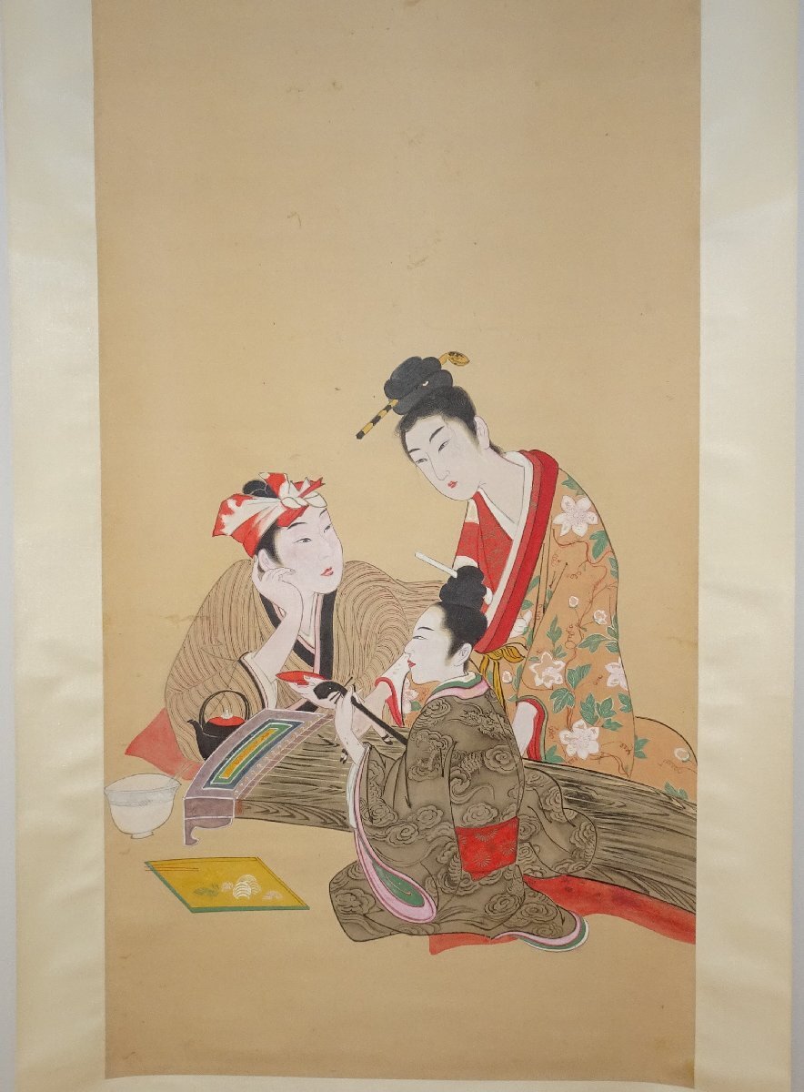 rarebookkyoto YU-342 作者不詳・   琉球美人画・紙本設色   1800年頃作 京都古物の画像2