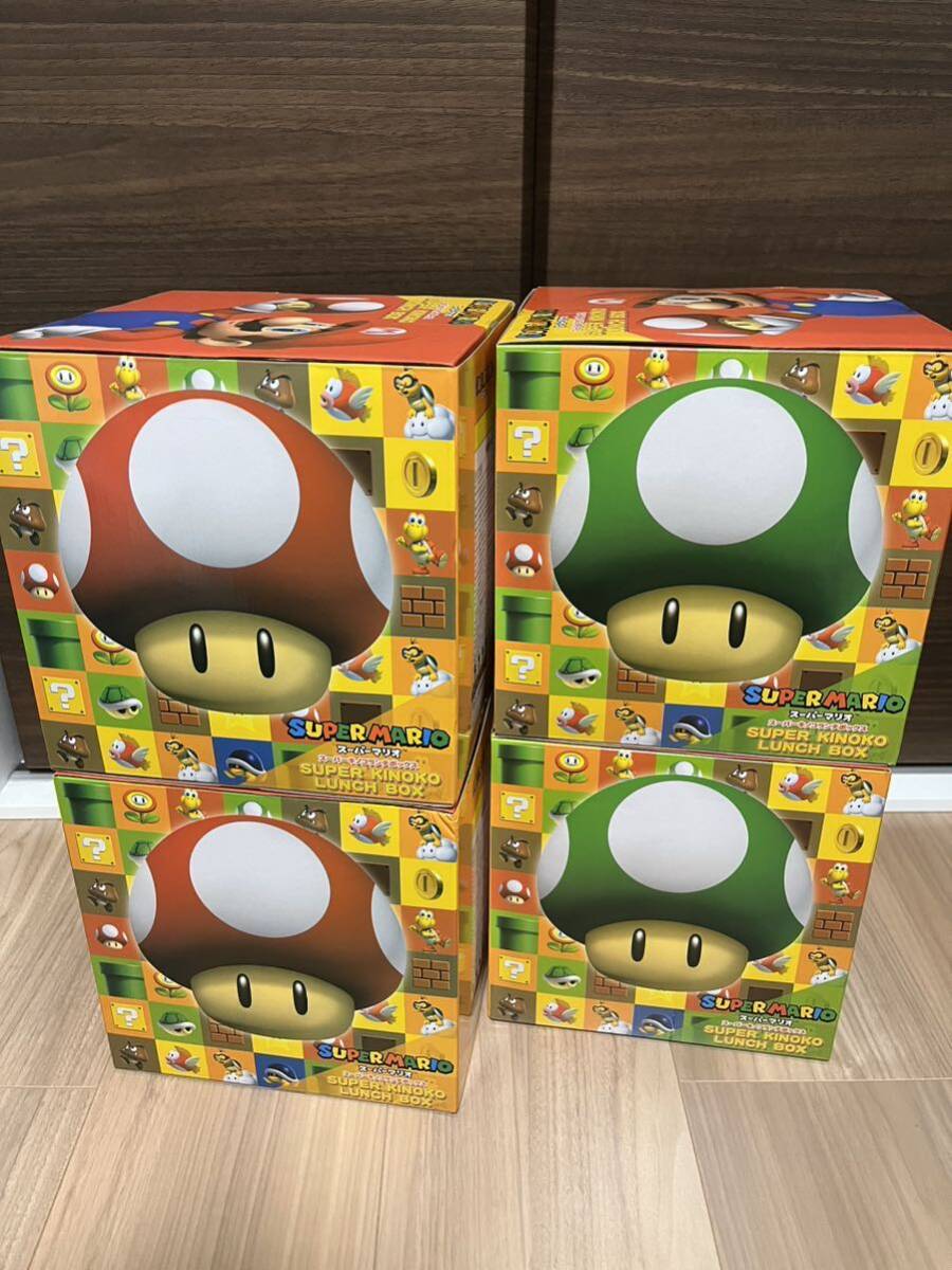 * super Mario super грибы 1up грибы ланч box 2 вида комплект * 2 комплект есть новый товар нераспечатанный Mario Mario