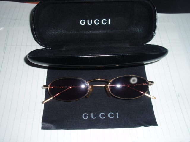 GUCCI　グッチ　GG1605/S 000 48ロ21 フレーム細長　パープルカラー　美品_画像5