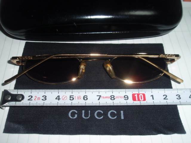 GUCCI　グッチ　GG1605/S 000 48ロ21 フレーム細長　パープルカラー　美品_画像9