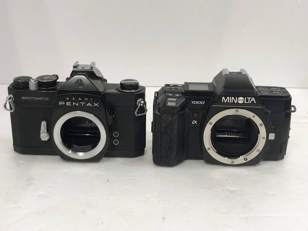 フィルムカメラ 12個 まとめ 一眼レフ レンジファインダー Canon MINOLTA PENTAX KONICAなど 動作未確認 現状品 AC131080の画像6