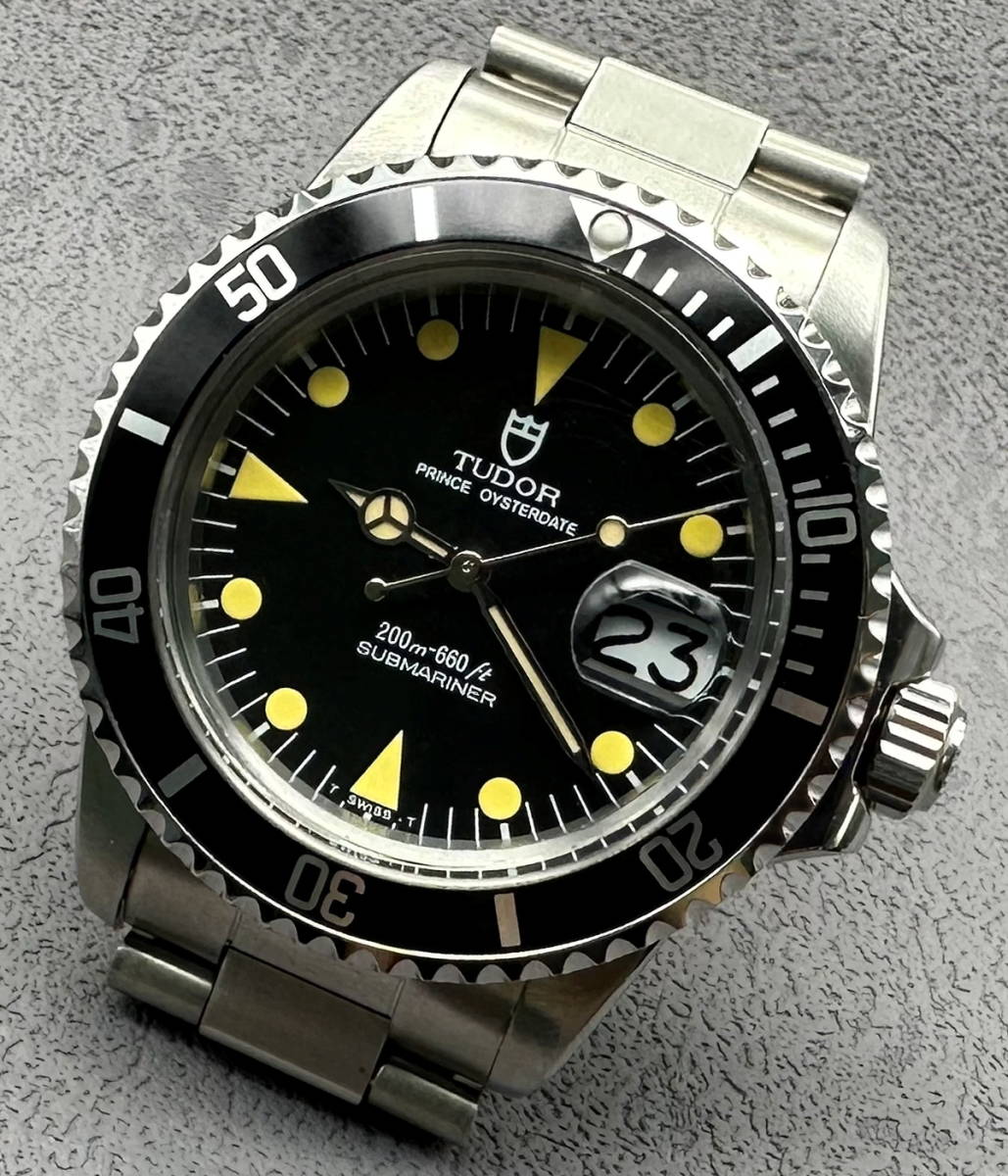 TUDOR ヴィンテージカスタム　Ref.79090 盾サブ OH済 プロト3連ブレス/5連ジュビ＆3連リベットブレス付　歩度良好!!_画像1