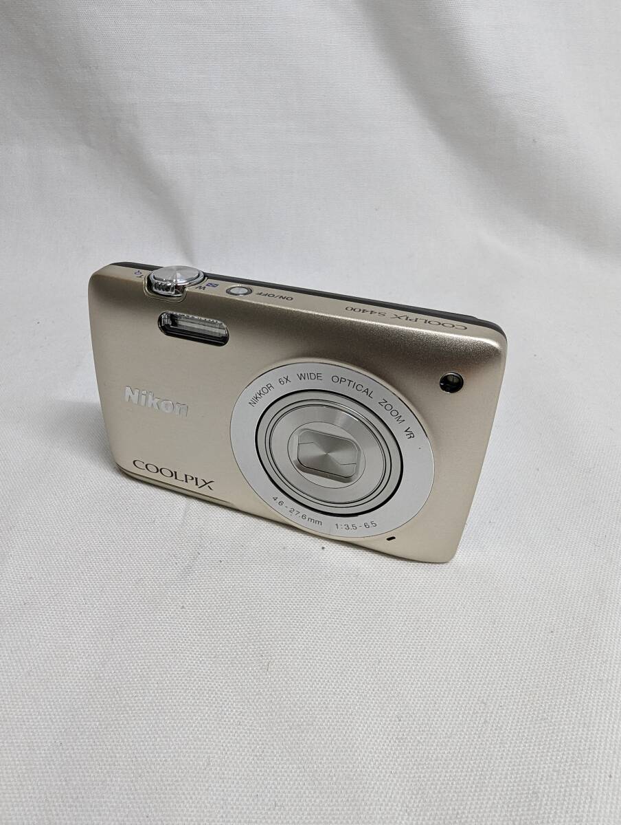 Nikon ニコン COOLPIX クールピクス S4400 シルバー 2005万画素 コンパクトデジタルカメラ 中古美品