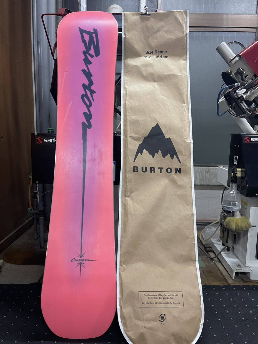 Burton Custom キャンバー スノーボード154 カスタム　バートン_画像1