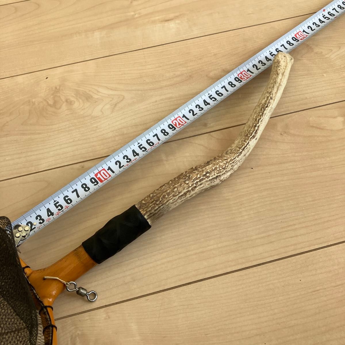 ハンドメイド 渓流 タモ タモ網 網 ランディング ネット 鹿角 ハンドメイド 渓流 タモ タモ網 網 ランディング ネット 鹿角