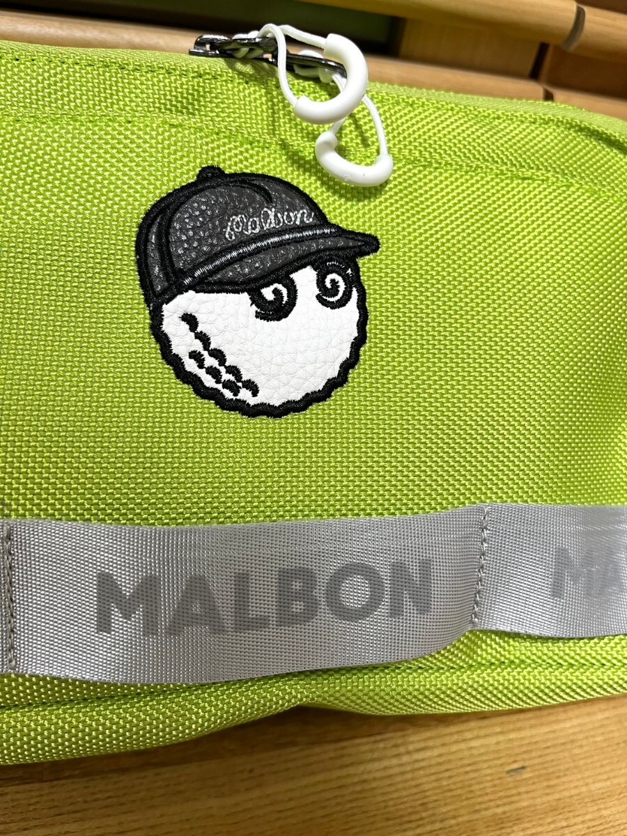 即発送★マルボンゴルフ Malbon Golf カートバッグ ハンドバックグリーン　a_画像4