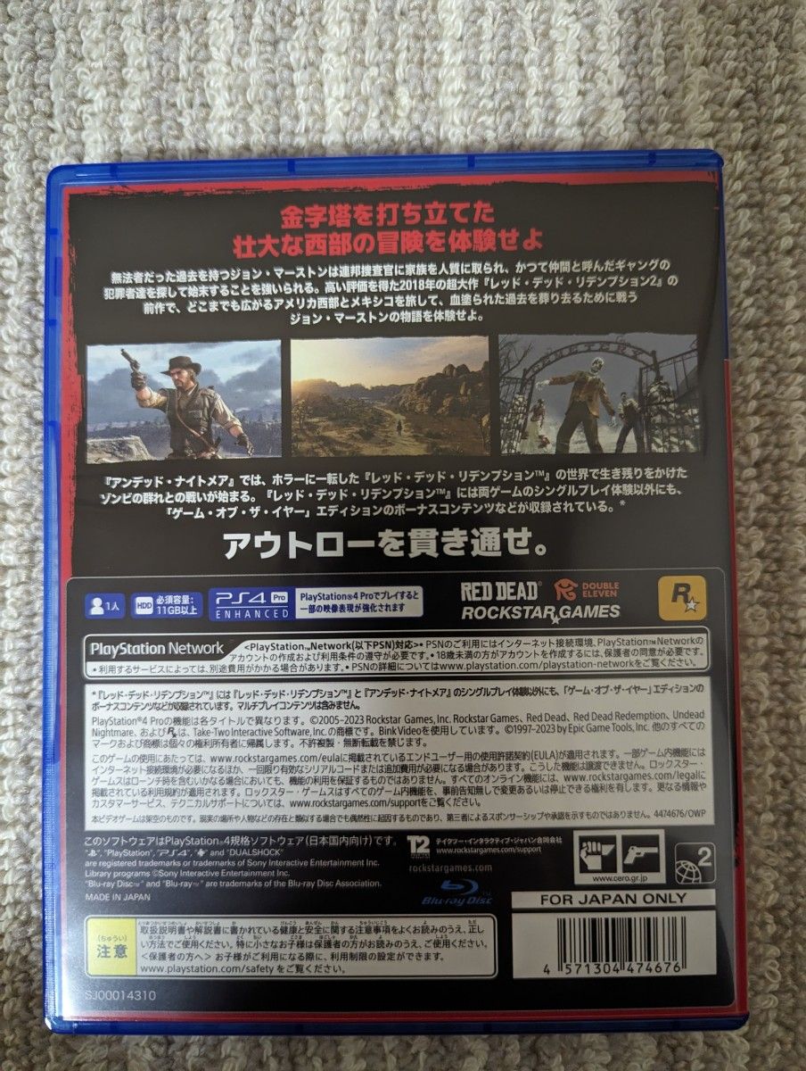 PS4版 レッド・デッド・リデンプション 