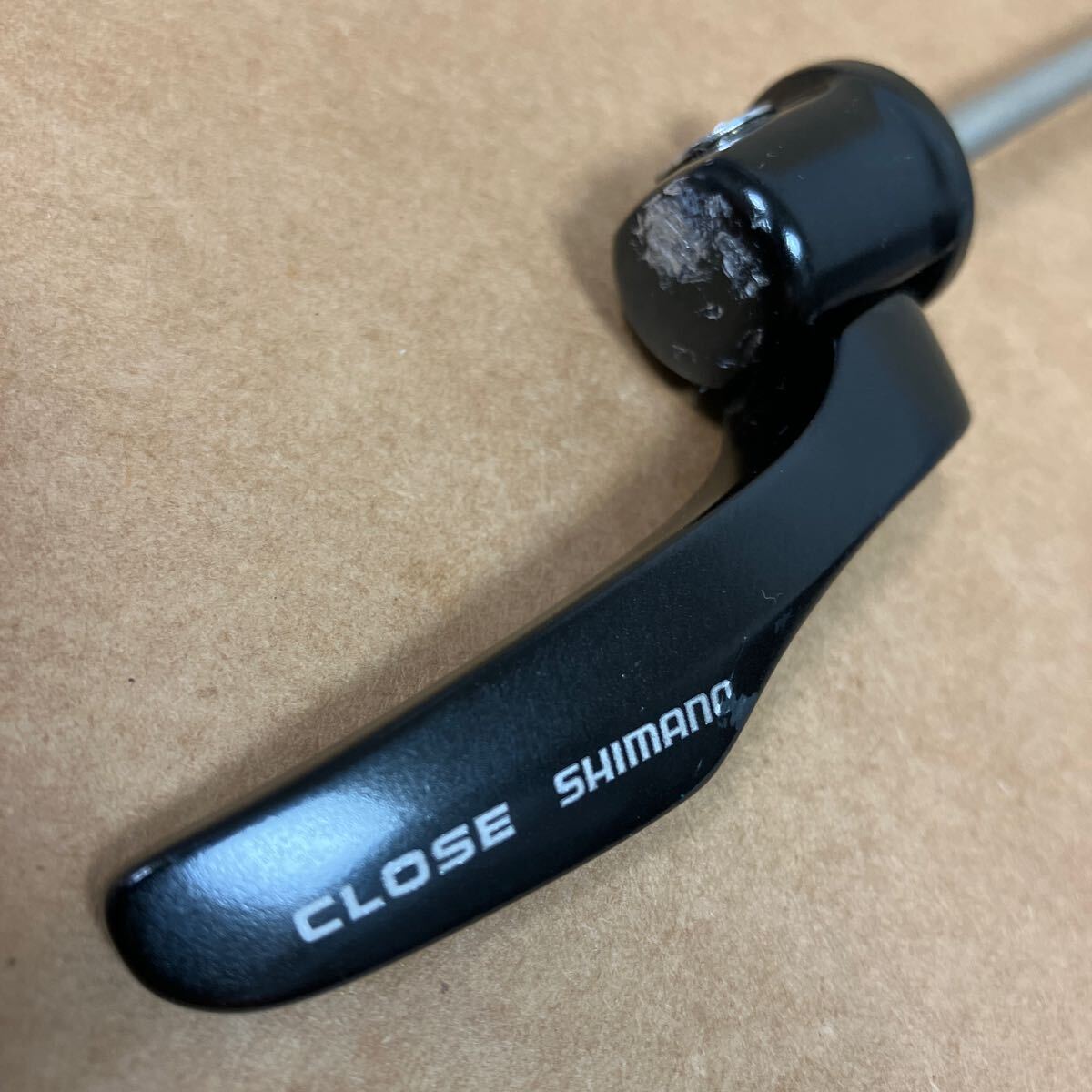 単品C シマノ クイックリリース レリーズ リア ロード用 130mm shimano QR クイックレバー ハブクイック_画像2