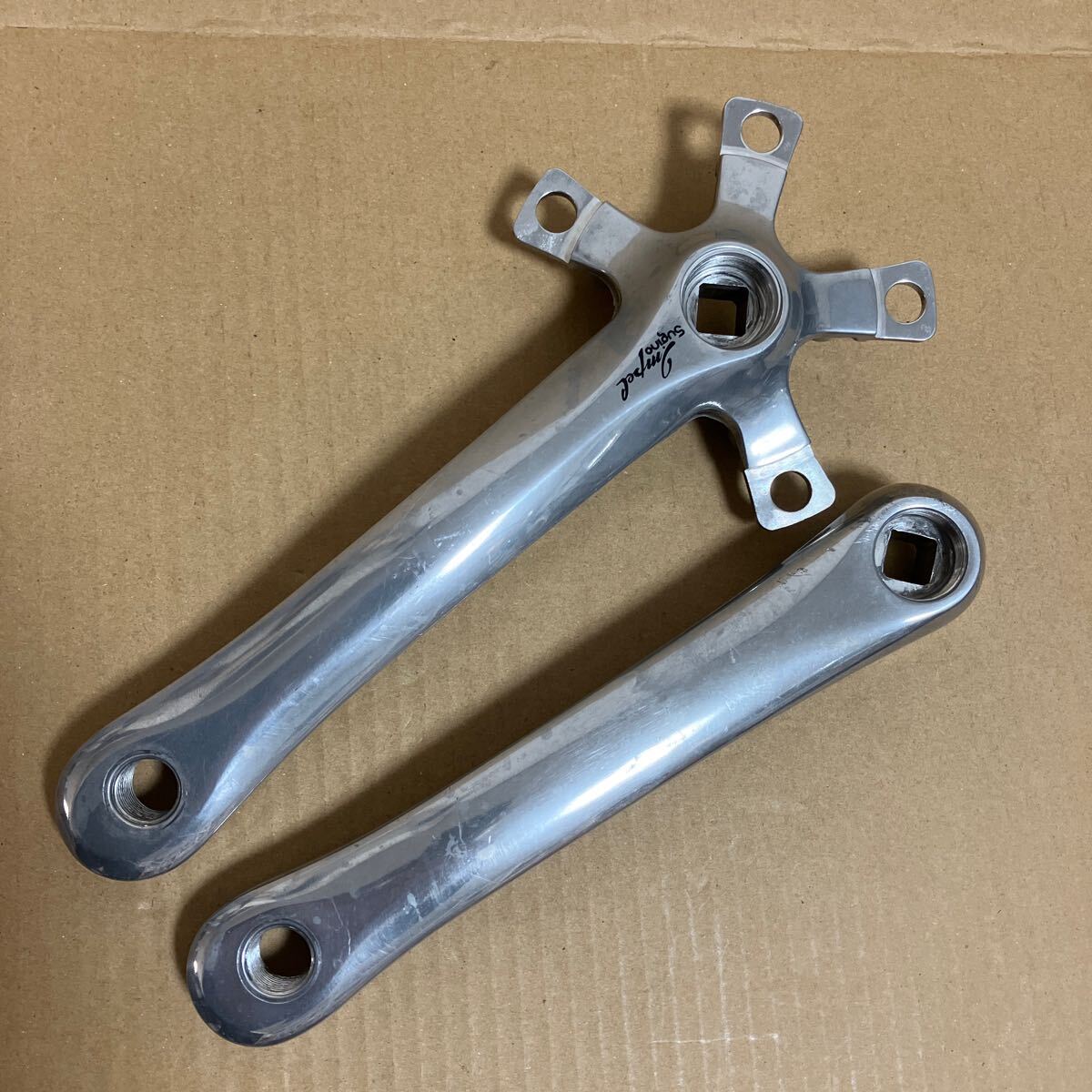 Sugino Impel 90s OLD Parts PCD94 58 170mm トリプル クランク Sugino Impel 90s OLD Parts PCD94 58 170mm トリプル クランク