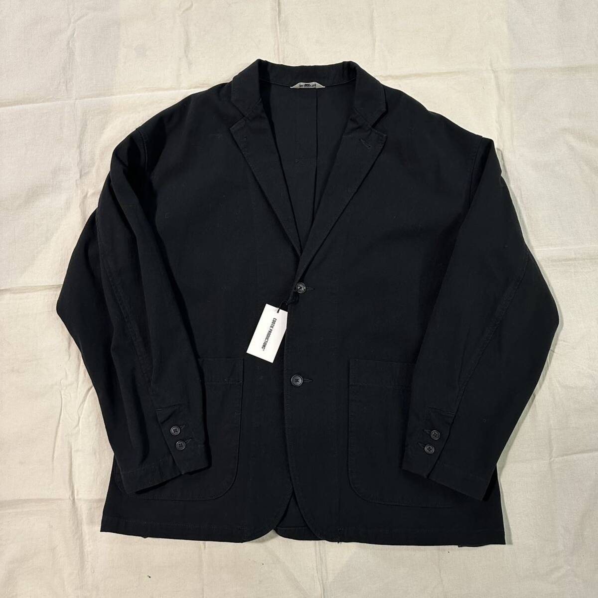 23AW 新品 COOTIE PRODUCTIONS クーティー プロダクションズ Hard Twisted Yarn Twill Lapel Jacket ツイルジャケット _画像1