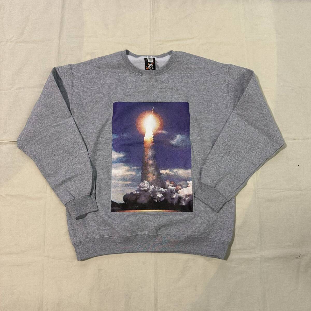 24SS 新品 WACKO MARIA ワコマリア JIRO KONAMI / CREW NECK SWEAT SHIRT ( TYPE-1 ) クルーネックスウェット XL_画像1