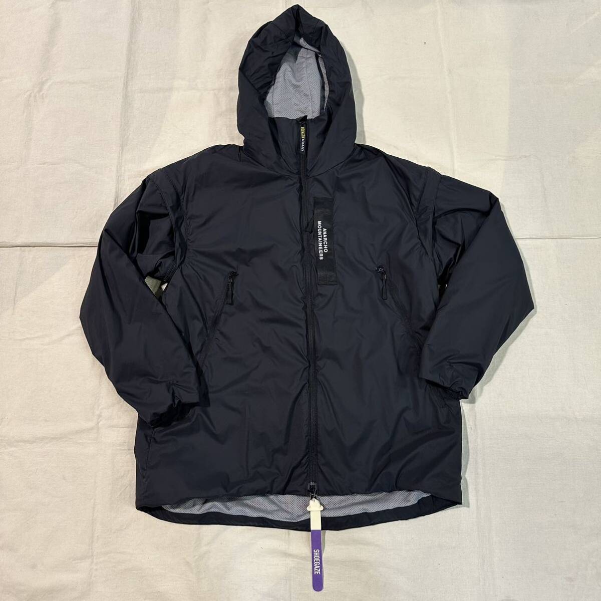 24SS 新品 Mountain Research マウンテンリサーチ ID JKT. (Mod.) マウンテンパーカー BLACK L_画像2