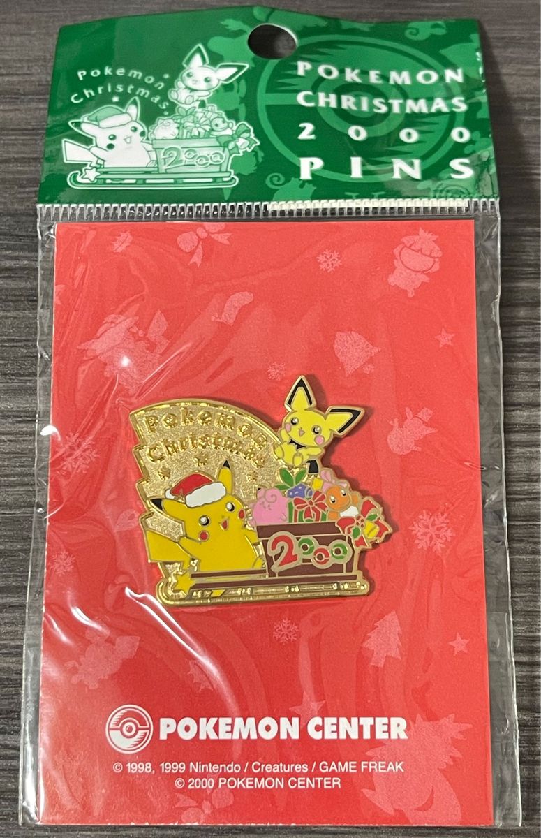 ポケモン クリスマス 2000 ピンバッジ ピンズ 未開封 ホリデー ピカチュウ ポケモン クリスマス 2000 ピンバッジ ピンズ 未開封 ホリデー ピカチュウ