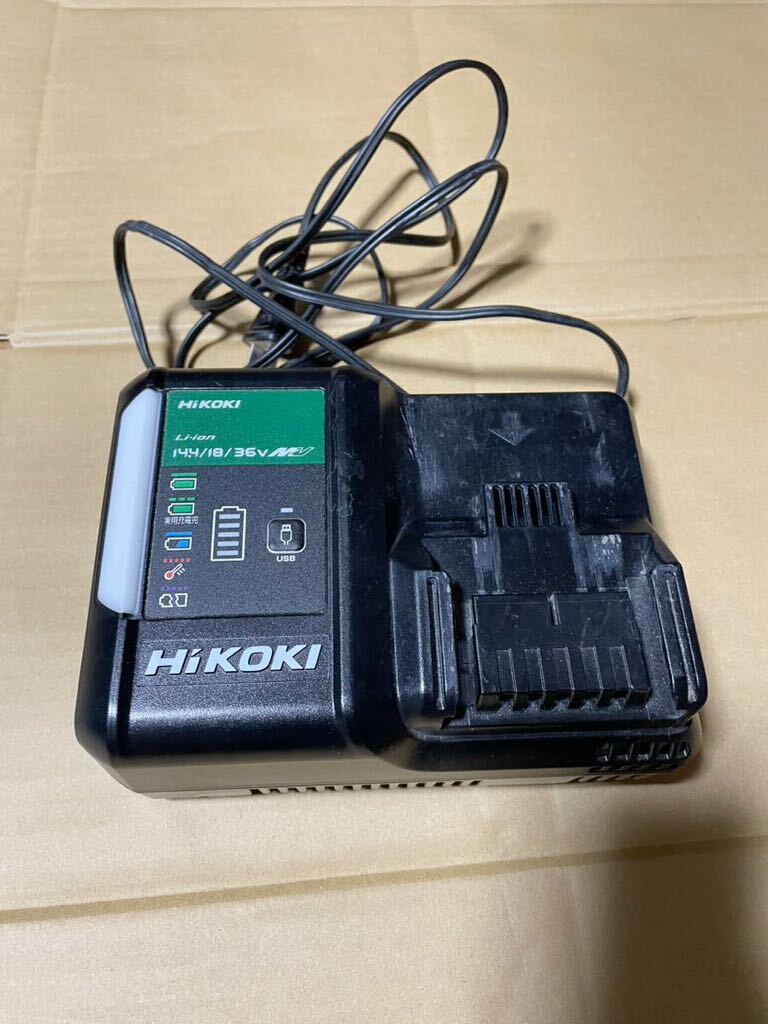 HiKOKI ハイコーキ 36VインパクトドライバWH36DC(NNB) ストロングブラック　充電器 バッテリー2個　ケース付き_画像5