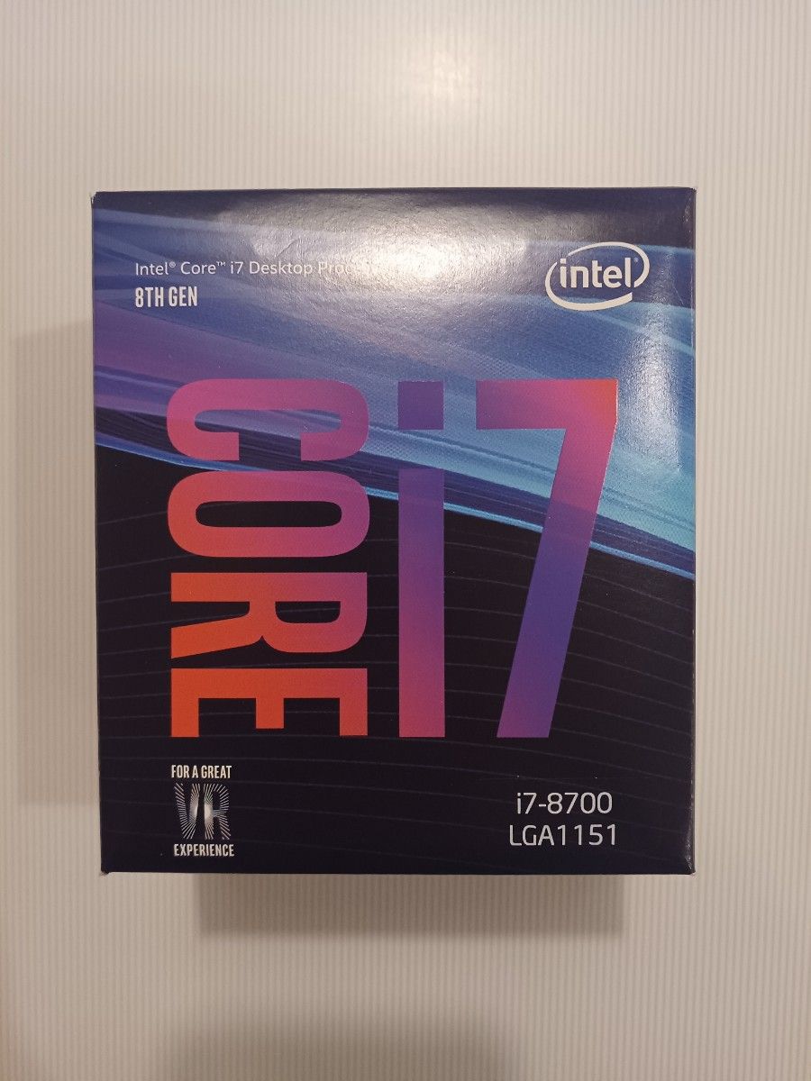 Inter core I7 8700 　動作品