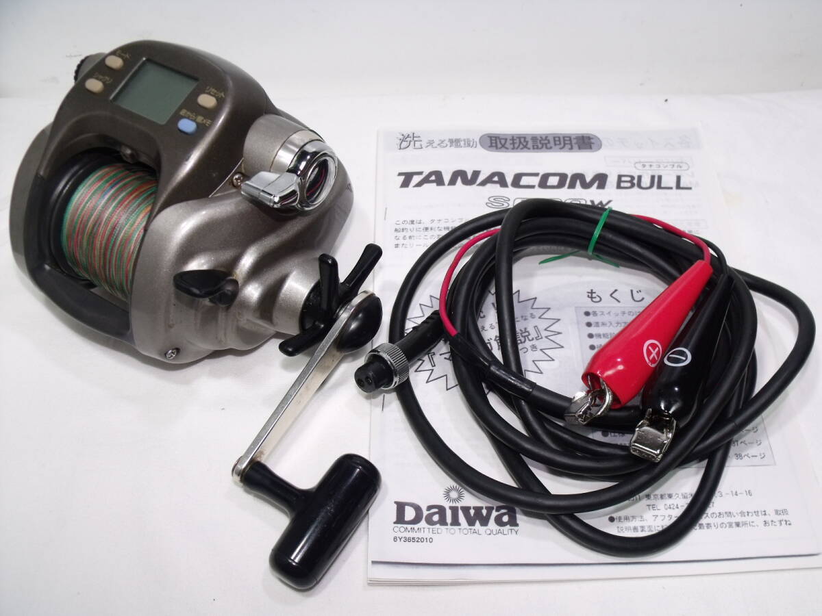 ダイワ (DAIWA) タナコンブル-S 600W 電源コ―ド付き【中古良品】大型電動リール TANACON BULL 深場 大物釣り_画像1