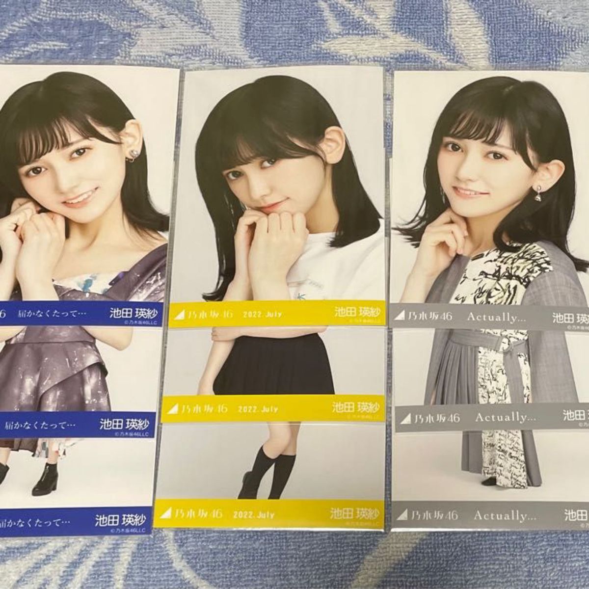 乃木坂 生写真 池田瑛紗 直筆 2022.July 真夏の全国ツアー 共通T 乃木坂生写真 池田瑛紗 直筆2022.July 真夏の全国ツアー 共通T