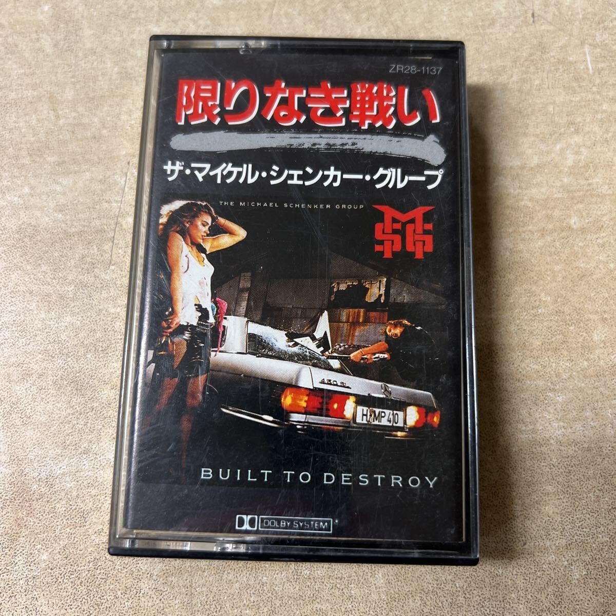 FJ0605 The * Michael *shen car * group limit not war . cassette tape Japan MSG Built to Destroy Gary * bar tenJapan