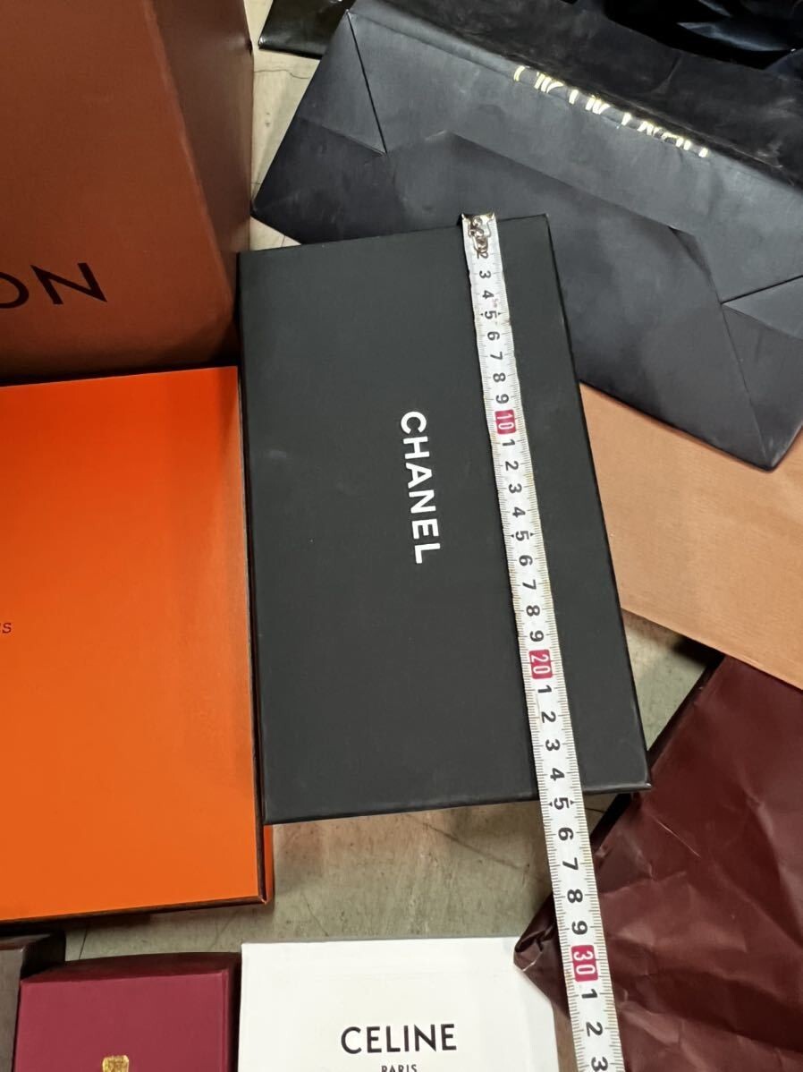 FJ0621 ブランド 空箱 紙袋 まとめ エルメス ルイヴィトン LOUIS VUITTON Loewe ロエベ CELINE HERMES セリーヌ など ギフト ショッパー_画像8