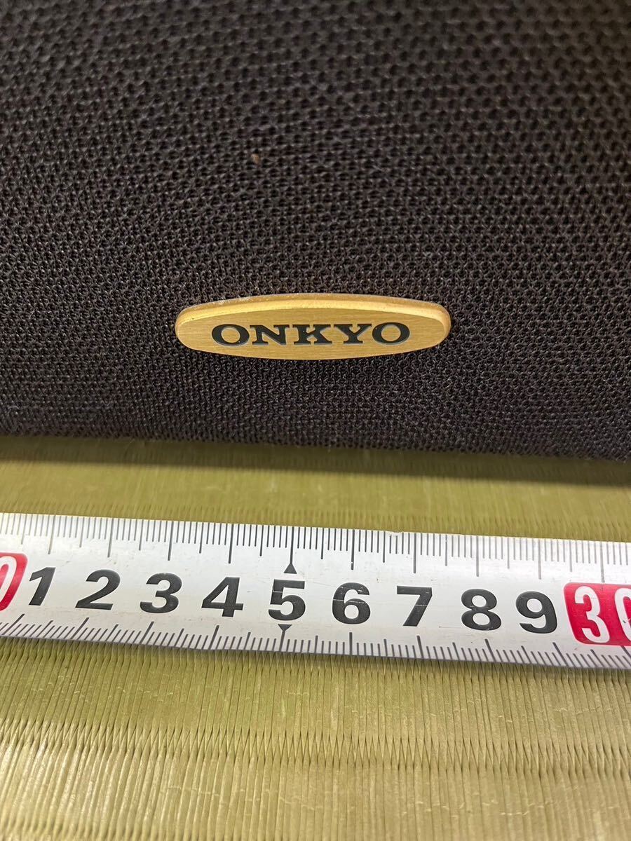 戸0307 ONKYO オンキヨー D-202A 2way ペア ブックシェルフ型 スピーカー　オーディオ機器 サウンドシステム_画像2