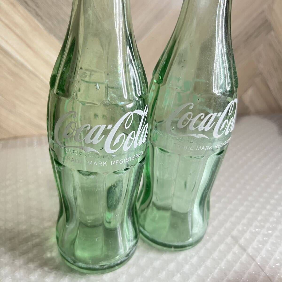 Coca-Cola Coca Cola 1975 годы ~ 190ml Showa Retro Vintage пустой рейс 2 шт. комплект ②