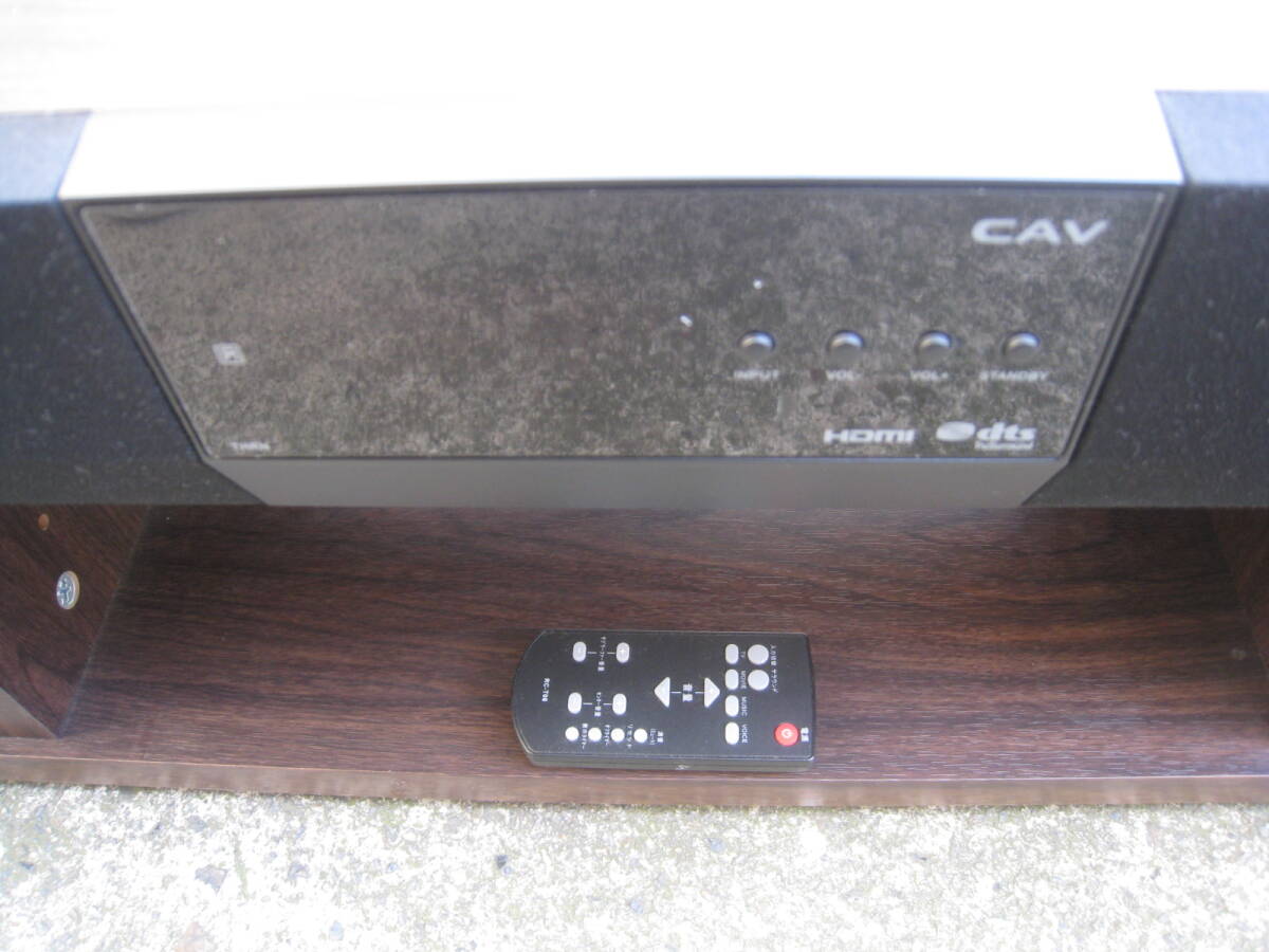 CAV THRN-130HD シアターラック オーディオラック スピーカー付きテレビボード TV台 中古品_画像2