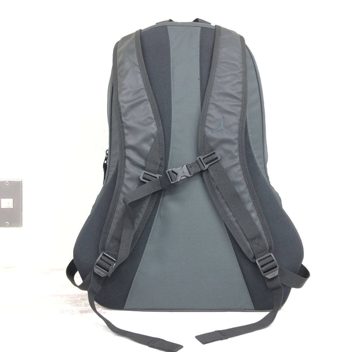 M270-F◆ NIKE Jordan Jumpman Team ナイキ ジョーダン Backpack バックパック リュック 鞄 大容量 ◆ ポリエステル ブラック メンズ_画像5