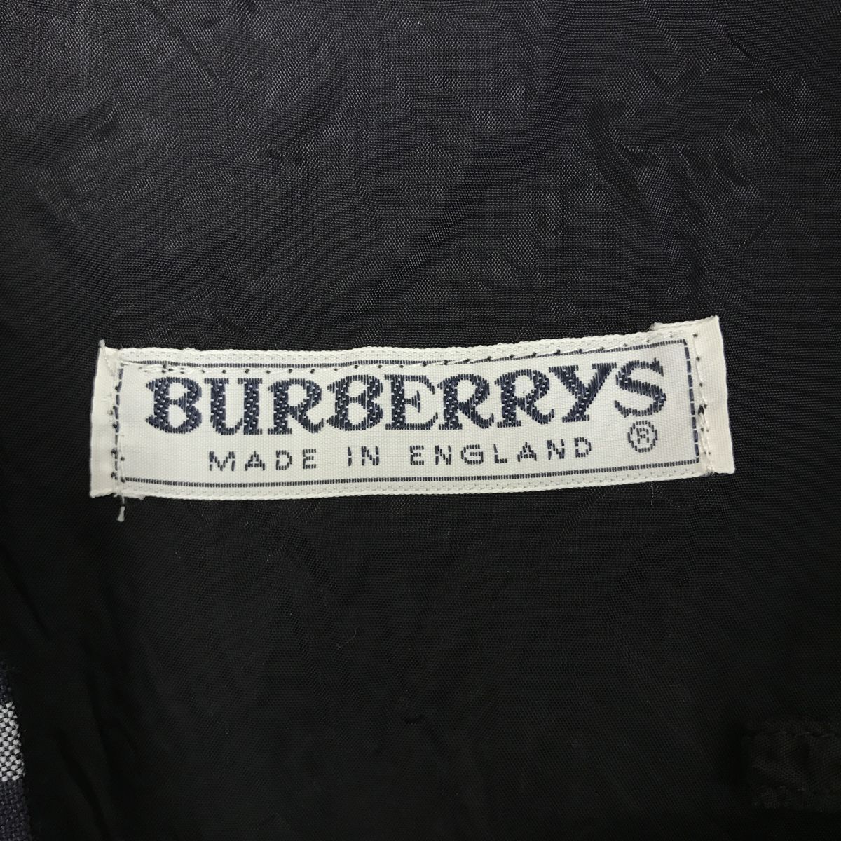 M1019-G-N◆美品◆burberrys バーバリーズ 台形スカート◆sizeL 毛100% チェック ネイビー レディース ロング 裏地 スリット タイト レッド_画像5