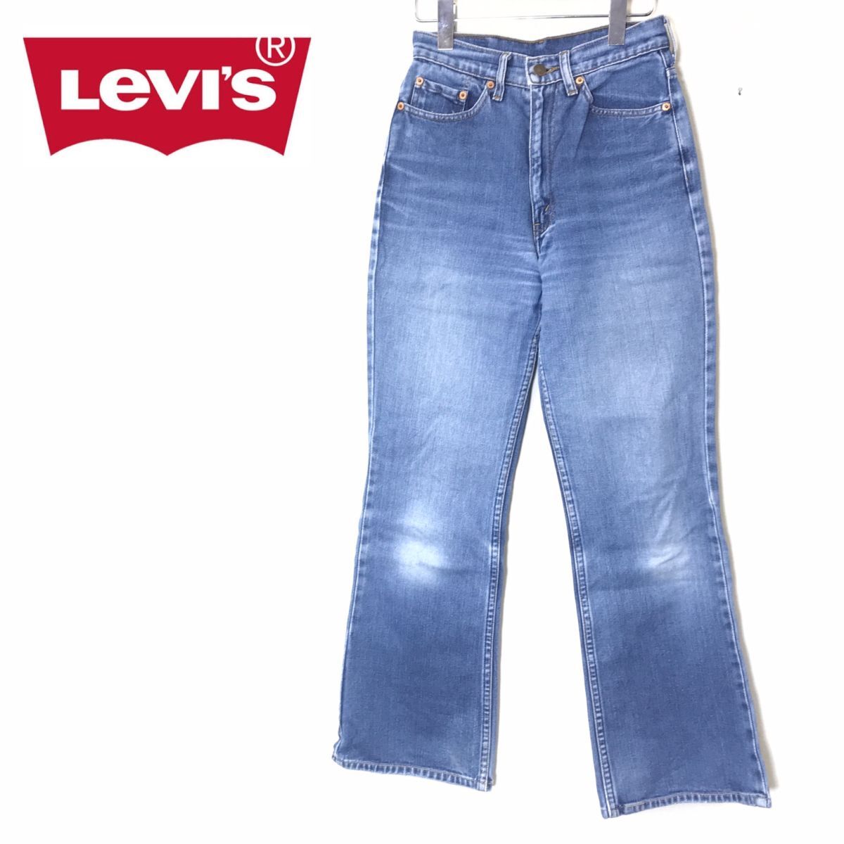 M884-F* Levis Levi's 517 Denim брюки джинсы ботинки cut flair низ * W29 L30 хлопок 100 индиго б/у одежда 