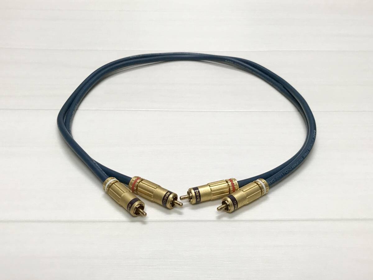 SAEC SL-1803 STRESS FREE RCA (0.7m) 超高純度銅 6N サエク ラインケーブル オーディオケーブル RCAケーブルの画像1