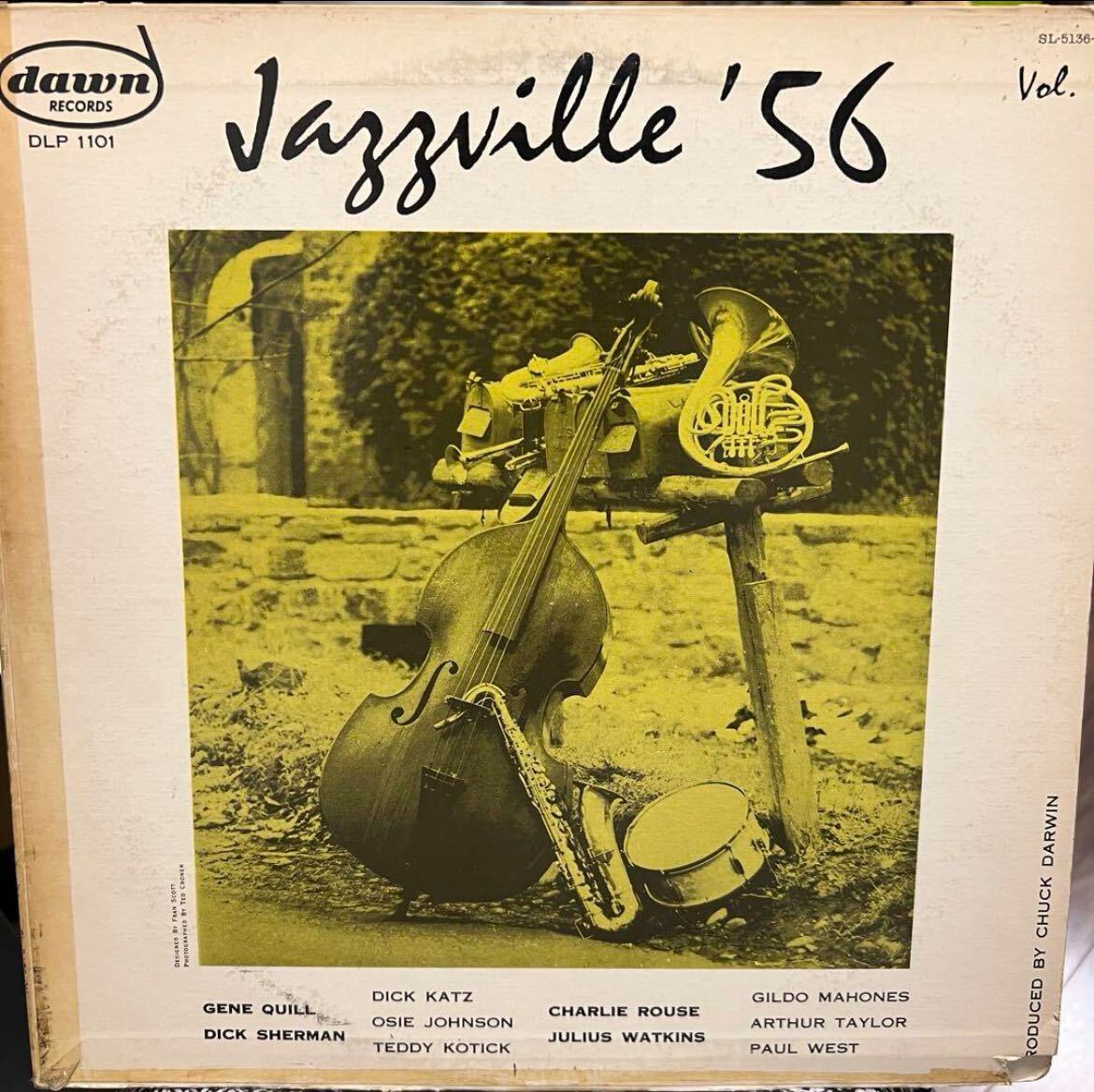 ジャズ レコード Jazzville ‘56 Vol. 1 LP ジャズヴィル_画像1