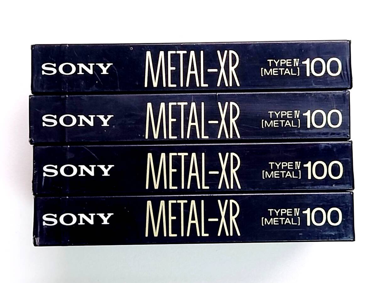 新品SONY/ソニー/METAL-XR 100分/ 4本 メタルテープ_画像2