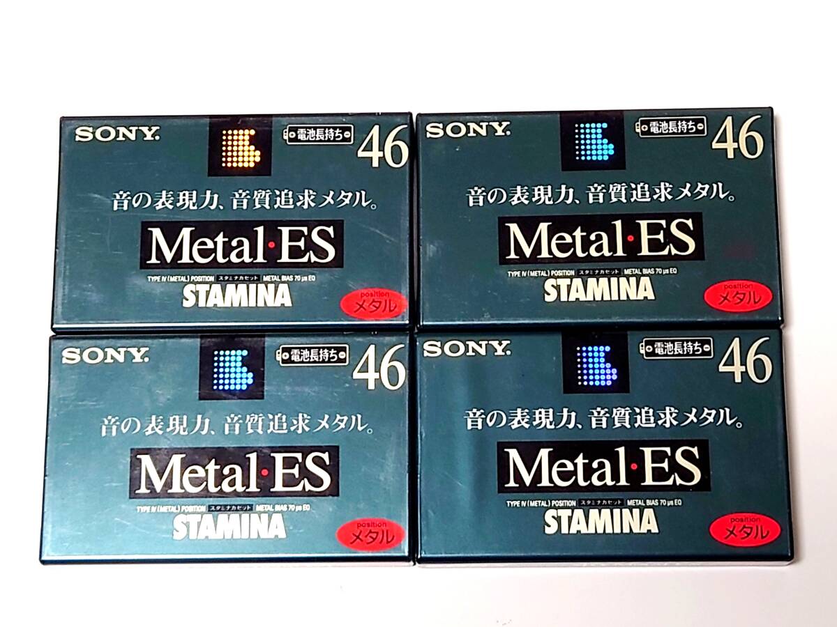 新品SONY/ソニー/Metal-ES 46/ 4本 メタルテープ_画像1