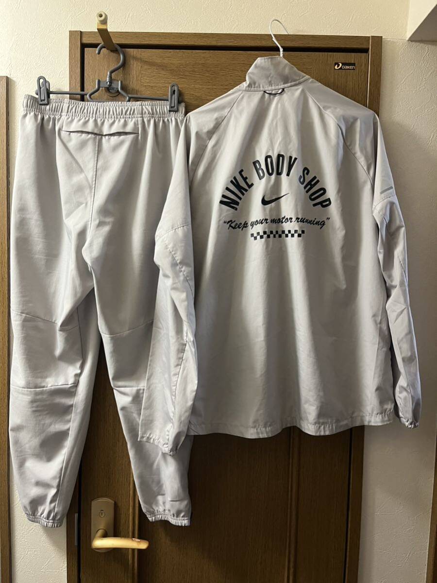 レアNIKE BODY SHOP ナイキ ランニング GENUINE PARTS 上下 レアNIKE BODY SHOP ナイキ ランニング GENUINE PARTS 上下