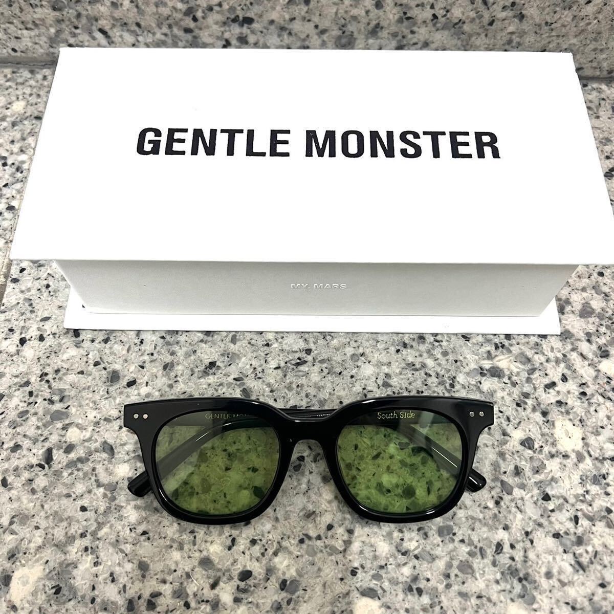 Gentle Monster ジェントルモンスター south side サングラス メガネ 韓国 KPOP緑色グリーン_画像1
