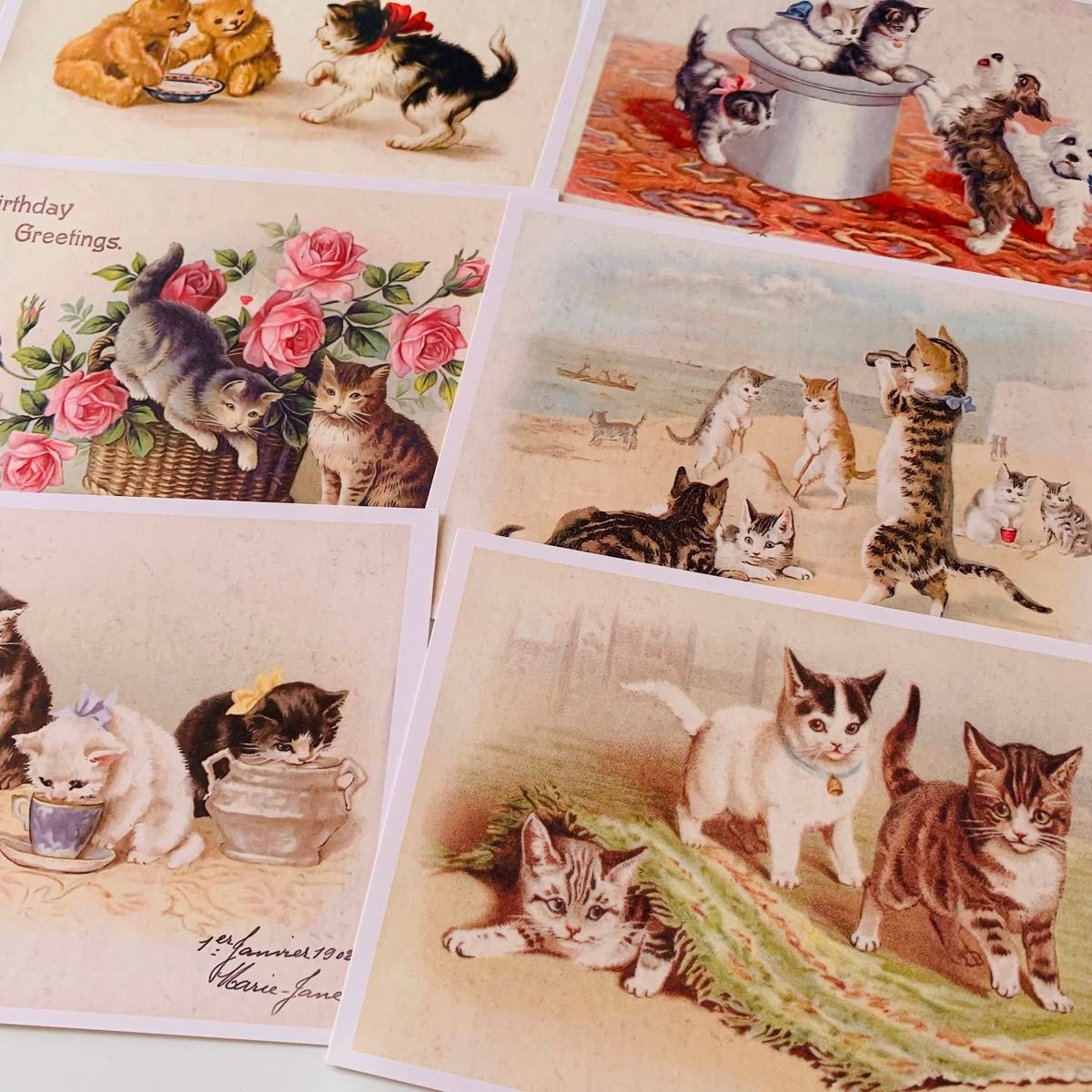 猫ポストカードセット 8枚 絵葉書 アンティーク 西洋風 和風 猫ポストカードセット 8枚 絵葉書 アンティーク 西洋風 和風