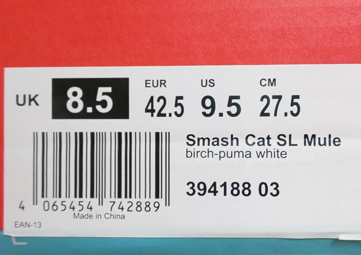 新品 プーマ スマッシュキャット SL ミュール 27.5cm PUMA Smash Cat SL Mule_画像6